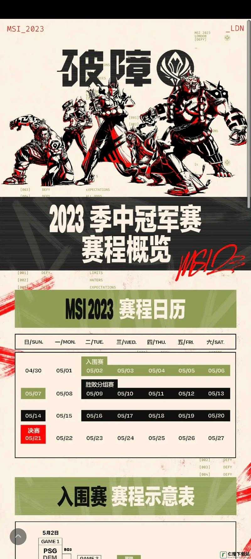 2023MSI 入围赛数据盘点