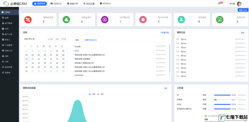 在线 crm 网站建站- 提升企业销售管理效率的利器