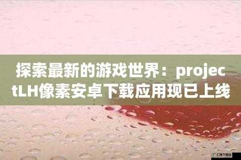 projectLH 像素安卓下载：官方正版资源