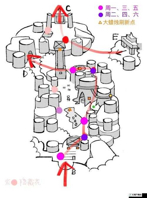 光遇游戏雨林地图9月1日大蜡烛位置详解：探索最新大蜡烛隐藏点攻略中心