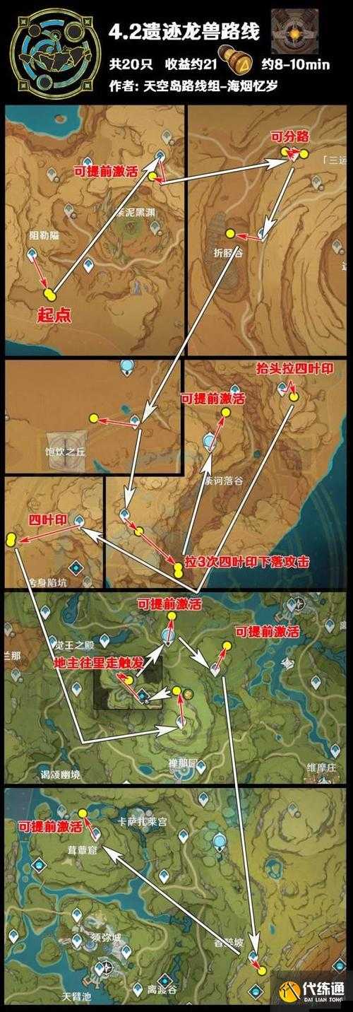 原神游戏中流浪大地遗迹速刷攻略：探索最佳地点与技巧